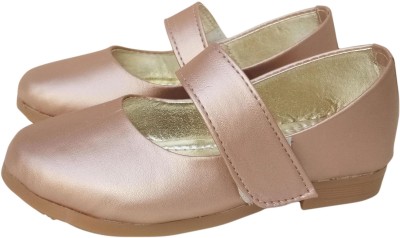 New latest Girls Velcro Ballerinas(Pink, 2-2.5yr)