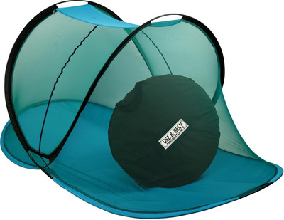 use & rely Polyester Adults Washable BIG ZIPPER HEAVY QUALITY OF IT'S COTTON CLOTHES WITH MAHARANI FOLDABLE Mosquito Net(Green, Bed Box)
