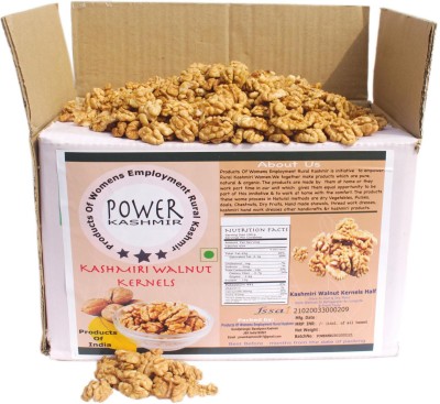 Power Kashmir Kashmiri Walnut Kernels White Half | Akhrot Giri Walnuts(5 kg)