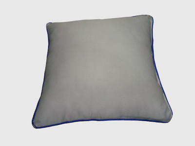 VP Creation Polyester Fibre Solid Cushion Pack of 1(White)