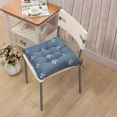 RRC Microfibre Floral Chair Pad Pack of 2(Grey)