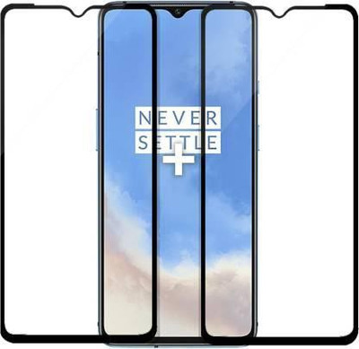 NKL Edge To Edge Tempered Glass for OnePlus+ 7T(Pack of 2)