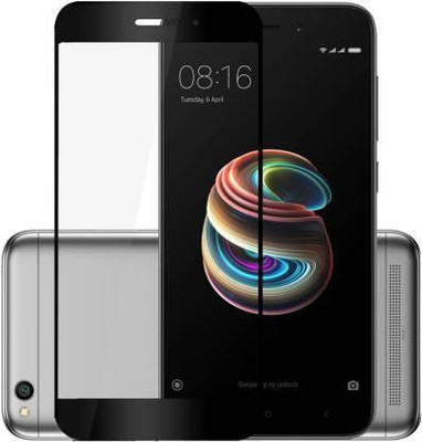 NKL Edge To Edge Tempered Glass for Mi Redmi 5A, Mi Redmi Go(Pack of 2)