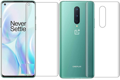 ELEF Front and Back Screen Guard for Oneplus 8(Pack of 2)