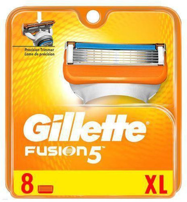 Gillette FUSION 5 XL ( Fitt All Fusion Razors )(Pack of 8)