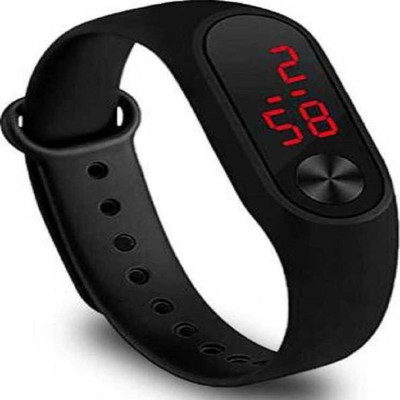 rivan enterprise DIGITAL WATCH(Black Strap, Size : .)