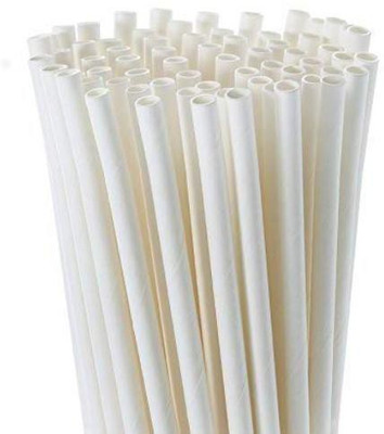 Kuruppath Group Straight Drinking Straw(White, Pack of 200)