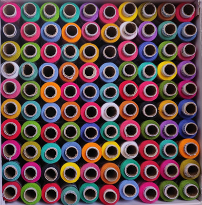 Your's Favourite Multicolor Thread(150 m Pack of100)