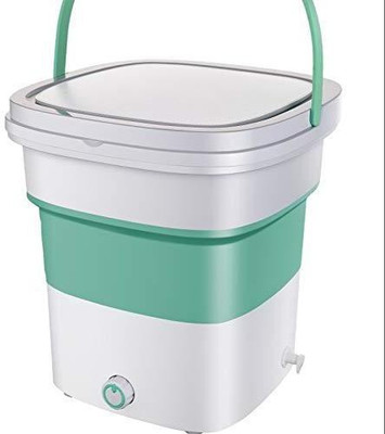 KREEBY ENTERPRISE Folding Washing Machine Portable, Foldable Compact Ultrasonic Small Automatic USB...