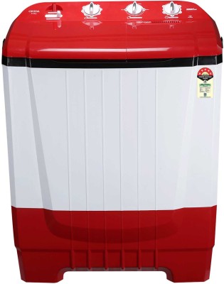 ONIDA 8 kg 5 Star Rating, Auto Scrubber Semi Automatic Top Load Red(S80ONR)
