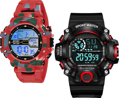 Razyloo Digital Watch  - For Men