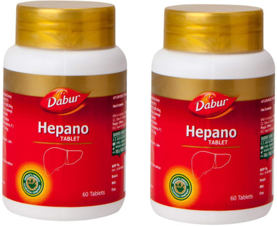 Dabur HEPANO TABLET ( 60 TAB ) PACK OF 2(Pack of 2, 120 Tablets)