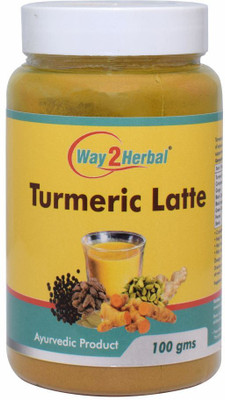 Way2Herbal Turmeric Latte - 100 gms Pack of 2(Pack of 2, 200 g)