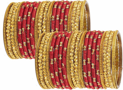 NMII Fabric, Glass Zircon Bangle Set(Pack of 40)