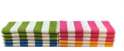 shree shyam veg enterprises Cotton 350 GSM Hand, Face Towel Set(Pack of 10)