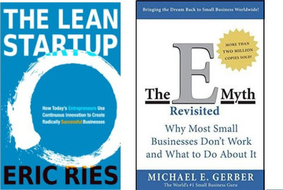 The Lean Startup By ERIC RIES AND ( The E myth Revisited Why Most Small Businesses Don't Work and What to Do About it by Michael E. Gerber)(Paperback, ERIC RIES)