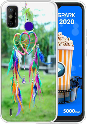 Vascase Back Cover for Tecno Spark Go 2020(Multicolor, Dual Protection, Silicon)