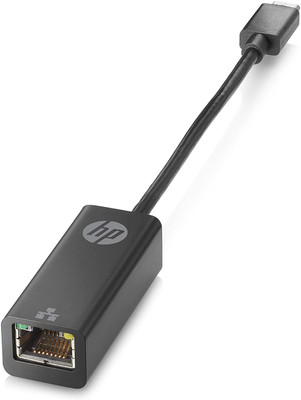 HP Ethernet Cable 0.18 m V7W66AA USB-C to RJ45 Adapter(Compatible with Laptop, Desktop, Black)