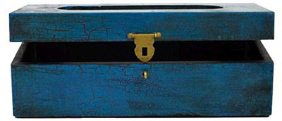 4% OFF on Artlivo Popart 1 Compartments Wood Tissue Paper Holder(Blue) 4% OFF on Artlivo Popart 1 Compartments Wood Tissue Paper Holder(Blue)
