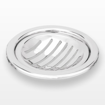 RUHE Floor Stainless Steel Push Down Strainer(12.7 cm Set of 1)