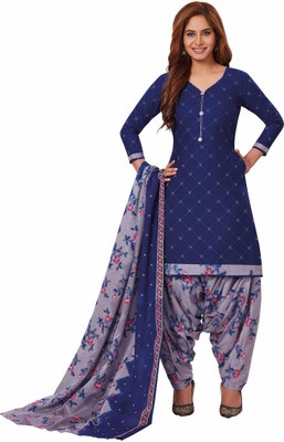 Miraan Cotton Blend Printed Salwar Suit Material