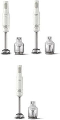 PHILIPS HL1600/02 pack of 3 650 W Hand Blender(White)