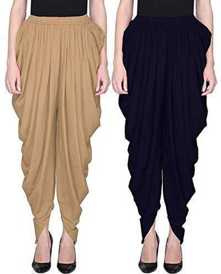 BDS CREATIONS Solid Rayon Women Harem Pants