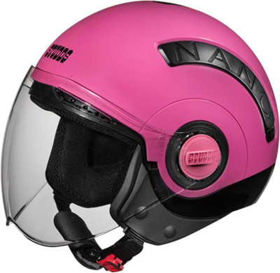 STUDDS NANO(BLACK/PINK) Motorsports Helmet(Pink)