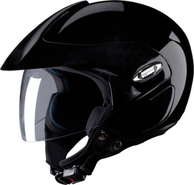 STUDDS StuddsRK marshall Open face Motorcycle Helmet Motorsports Helmet(Black)