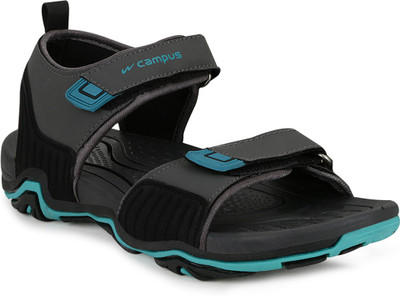 CAMPUS Boys & Girls Velcro Sports Sandals(Grey , 8 - 9 Years)