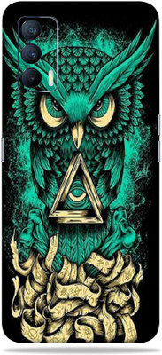 OggyBaba realmex7, realme x7 Mobile Skin(Angry Owl with Gloss Finish)