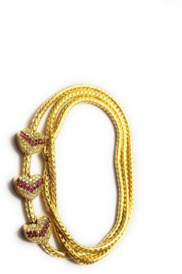 SRI SAI GOLD COVERING Emerald Gold-plated Plated Copper Chain