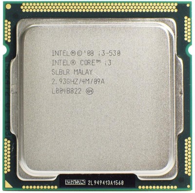 Intel Core I3 530 2.93 GHz LGA 1156 Socket 4 Cores Desktop Processor(Silver)