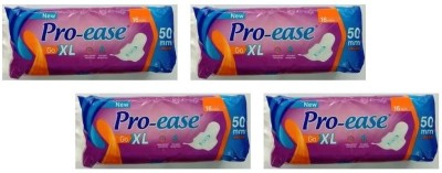 Pro-ease Go XL 16+16+16+16 Sanitary Pads Sanitary Pad(Pack of 4)