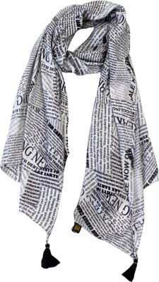 DESI Butik Printed Cotton Blend Women Scarf