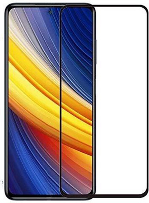 DSCASE Edge To Edge Tempered Glass for POCO X3 Pro, POCO X3Pro(Pack of 1)