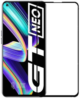 Q Box Edge To Edge Tempered Glass for Realme GT NEO(Pack of 1)