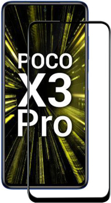 Mauval Edge To Edge Tempered Glass for POCO X3 Pro(Pack of 1)