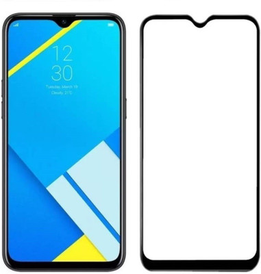 GORILLA FIVE Edge To Edge Tempered Glass for Realme C2, Oppo A1K(Pack of 1)