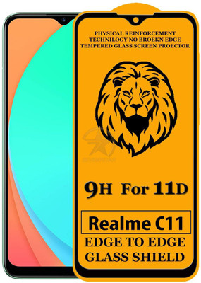 HQ Protection Edge To Edge Tempered Glass for Realme C11(Pack of 1)