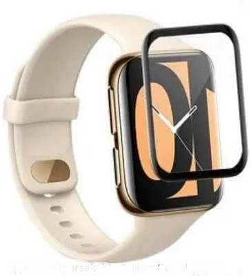 CallSmith Tempered Glass Guard for Oppo Watch 46MM, Full Coverage Soft Fibre Glass Screen Protector, ( Orignal Seller CallSmith India )(Pack of 1)