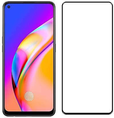 AKSHUD Edge To Edge Tempered Glass for OPPO F19, OPPO F19s(Pack of 1)