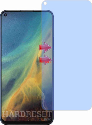 TELTREK Tempered Glass Guard for ZTE BLADE V2020 5G (Impossible AntiBlue Light)(Pack of 1)