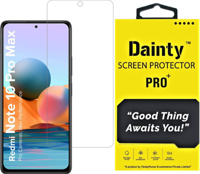 Dainty TECH Tempered Glass Guard for Mi Redmi Note 10 Pro Max, Mi Redmi Note 10 Pro, Mi Redmi Note 9 Pro Max, Mi Redmi Note 9 Pro, Poco X3 Pro, Poco X3, Poco M2 Pro(Pack of 1)