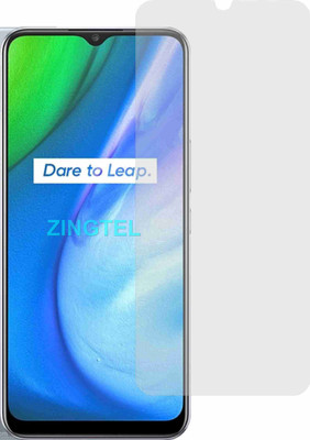 ZINGTEL Tempered Glass Guard for REALME V3 (Flexible, Unbreakable)(Pack of 1)