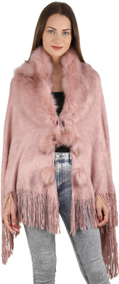 manra Wool Blend Poncho