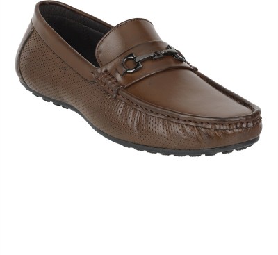 CARLTON LONDON Loafers For Men(Brown , 6)