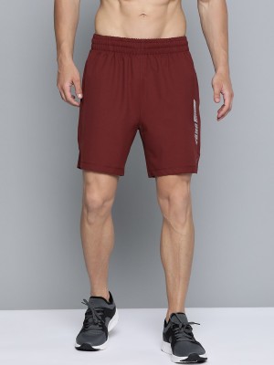 HRX by Hrithik Roshan Solid Men Maroon Sports Shorts