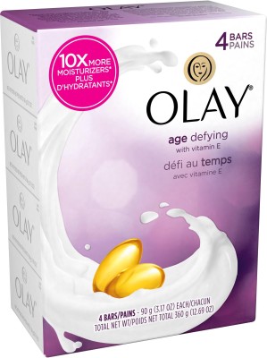 OLAY AGE DEFYING WITH VITAMIN E SOAP 90 GM PACK OF 4(4 x 90 g)