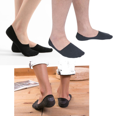 Bracevor Summer Socks, Ladies socks for summer, cotton socks, loafer socks for mens Unisex Solid, Self Design Ankle Length(Pack of 3)